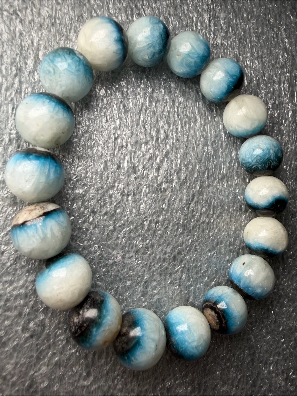 Rare 11MM Nakauriite Stone Natural Crystal Bracelet